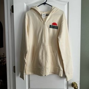 Bondi beach unisex zip up hoodie